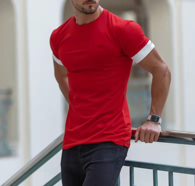 Title 12, Neues lässiges Sport-Fitness T-Shirt, einfarbig...