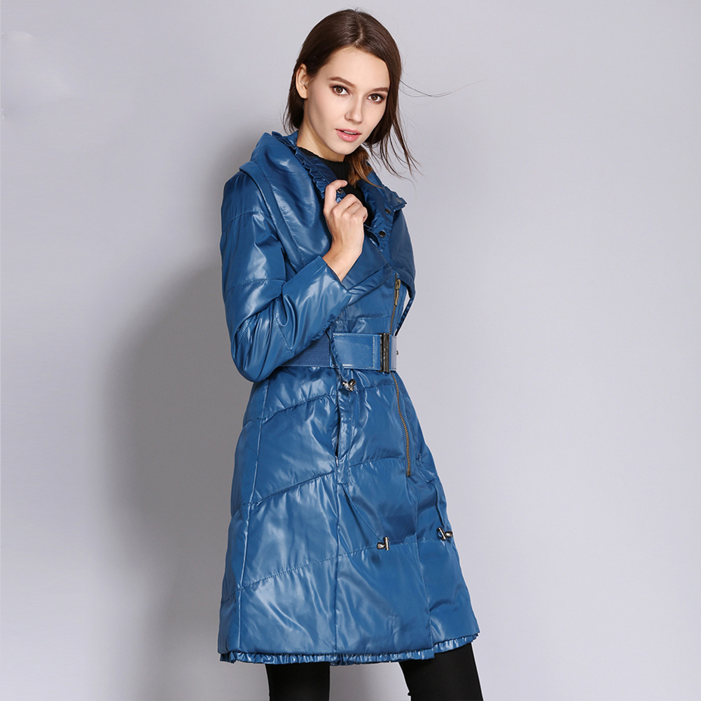 Title 13, Womens New Down Padded Thin Coat Lightweight a...