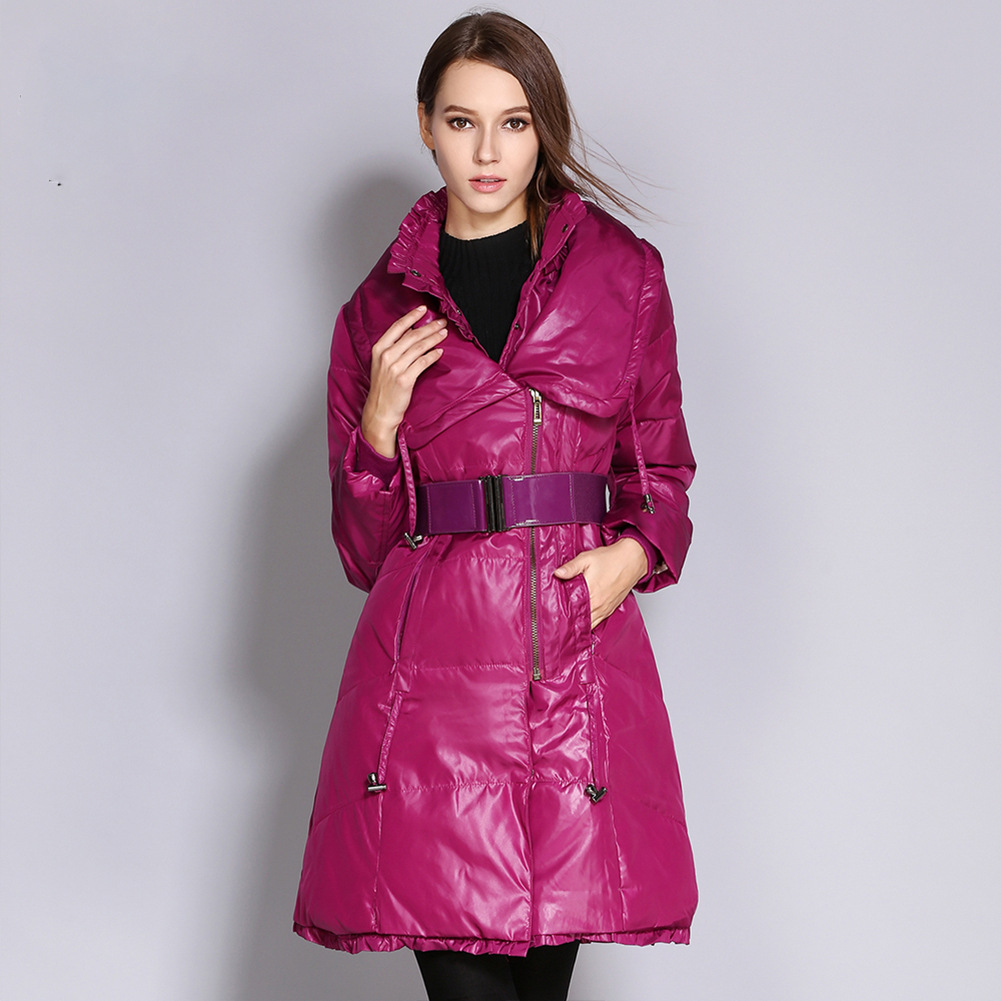 Title 15, Womens New Down Padded Thin Coat Lightweight a...