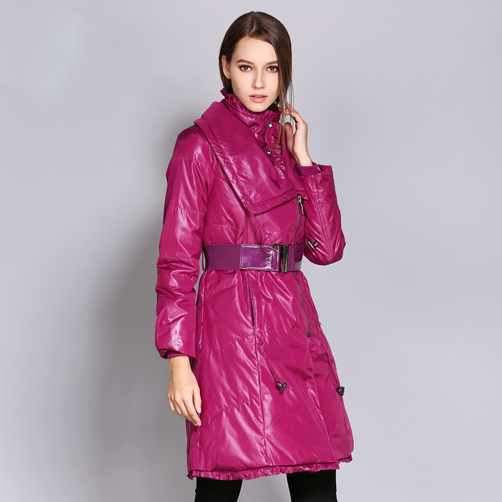 Title 17, Womens New Down Padded Thin Coat Lightweight a...