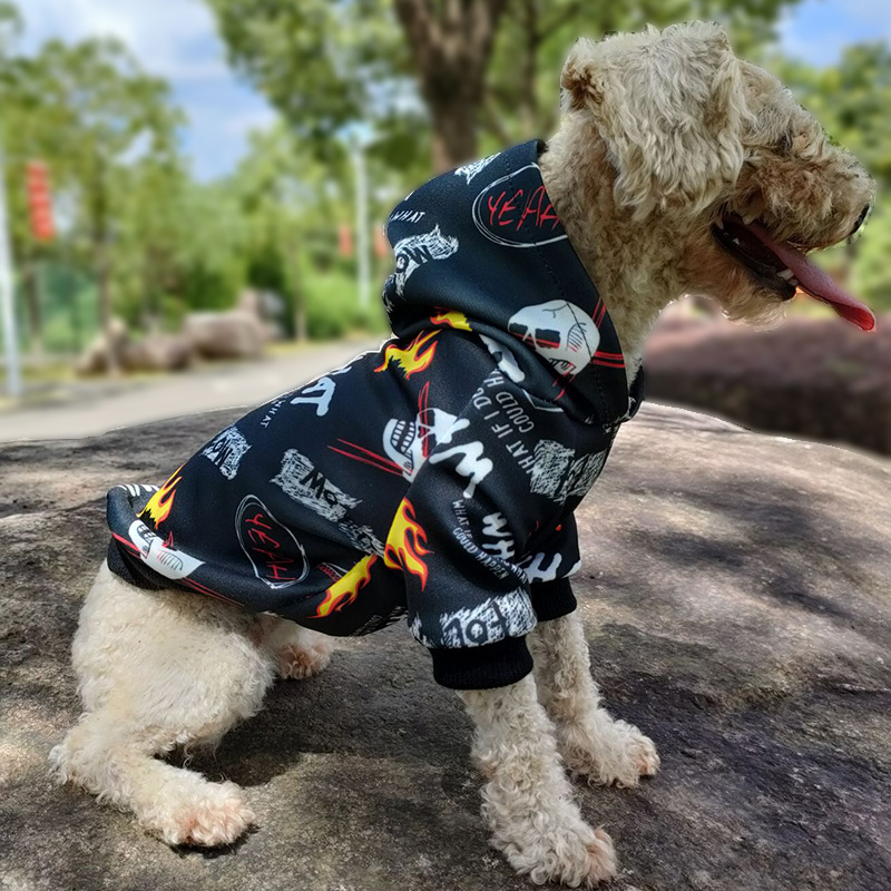 Title 2, Honden kleding Net Celebrity Skull Pet Outfit C...