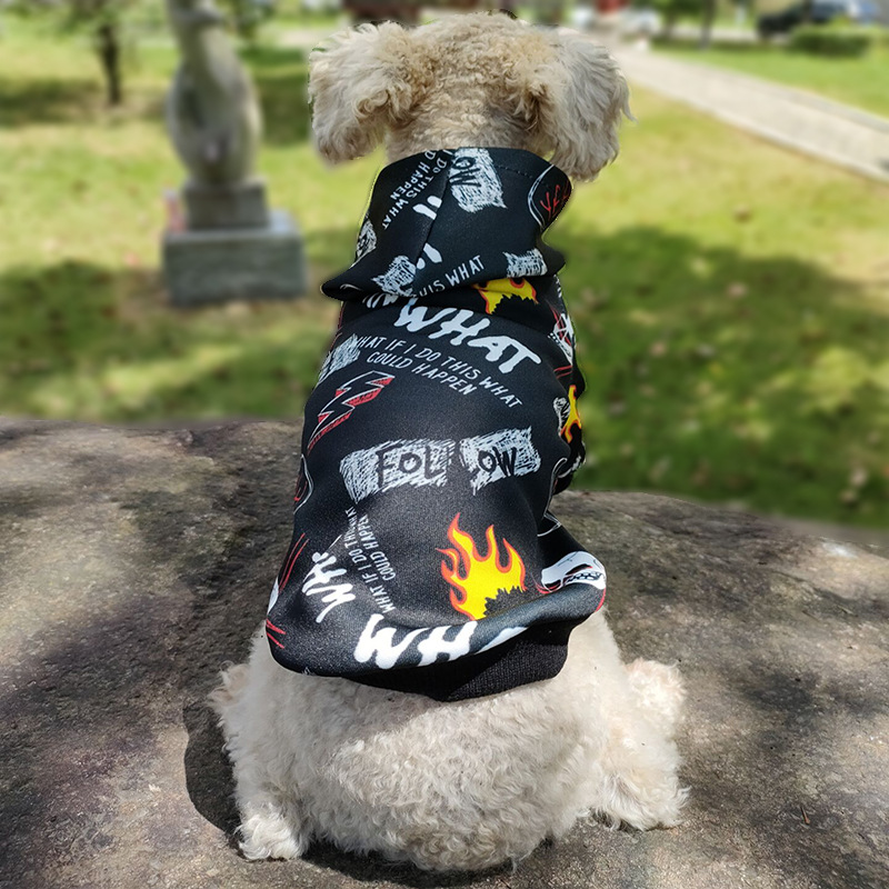 Title 5, Honden kleding Net Celebrity Skull Pet Outfit C...