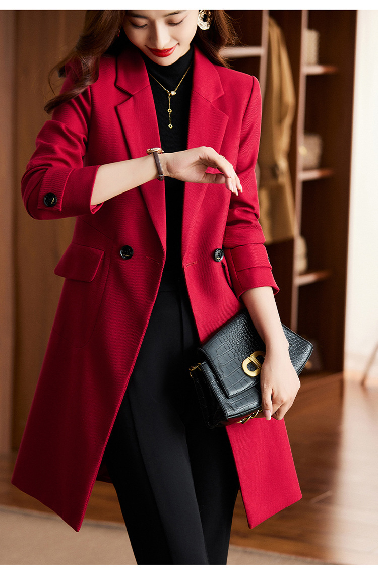 Title 4, Womens Professional Long Suit Trench Coat, per...