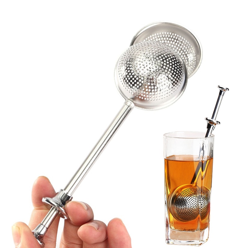 Stainless Steel Tea Infuser Mesh Teapot Tea Strainer Filter Reusable Ball Shape Metal Tea Bag Spice Herb Loose Leaf Tea Tools Teaware (2)