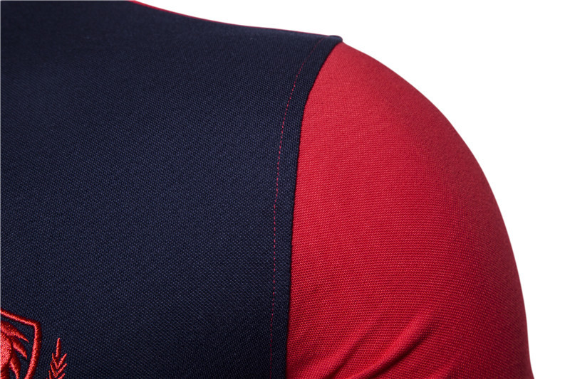 Title 7, Herren POLO Shirt mit Stitching Übergröße Kurza...