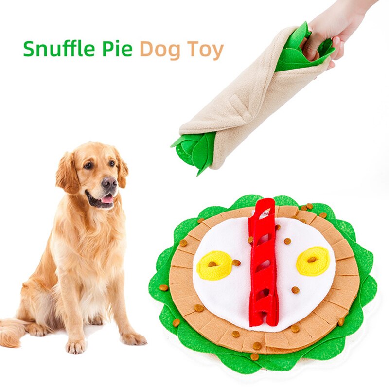 Title 1, Pet dog snuffle mat, thin burrito design, sniff...