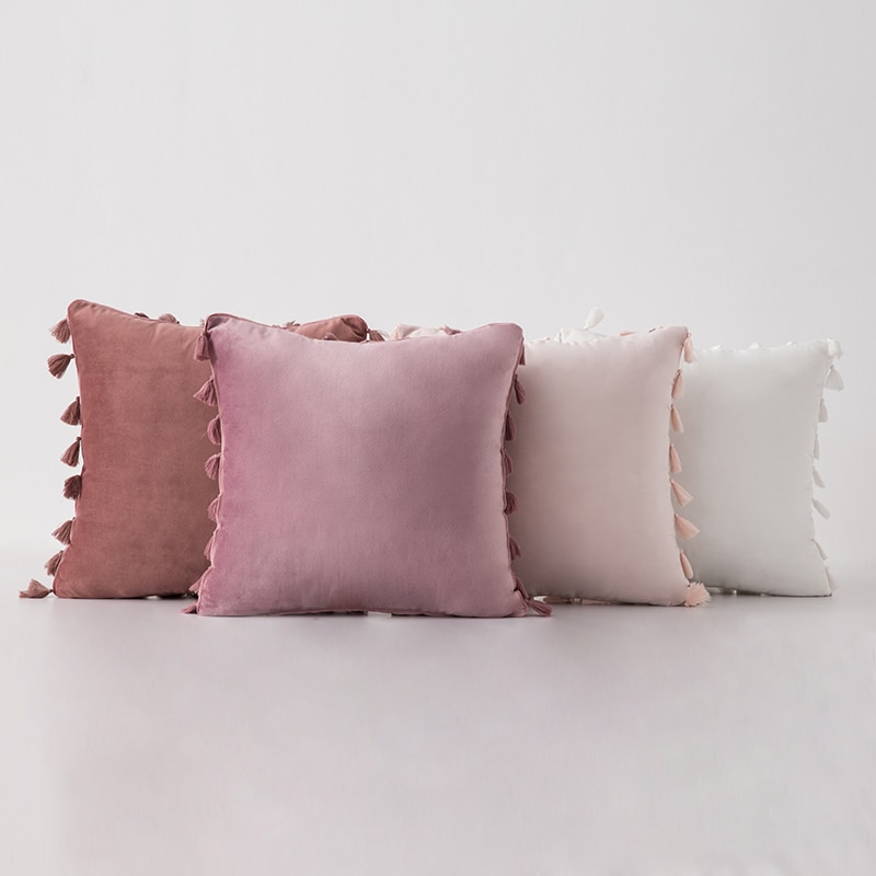 Title 2, Soft velvet sofa pillowcase for luxurious comfo...