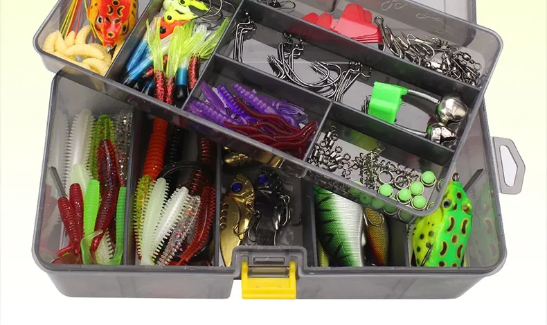 Peche 168pcs Olta Takimi Fishing Tackle Box Fishing Lure Set Tackle Box