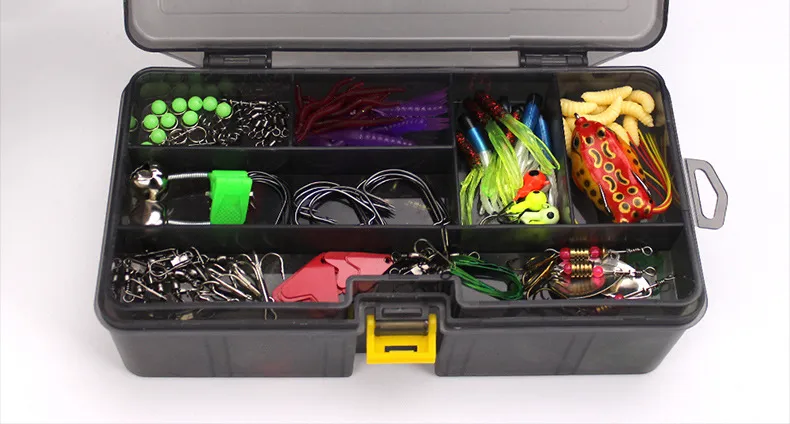 Peche 168pcs Olta Takimi Fishing Tackle Box Fishing Lure Set Tackle Box