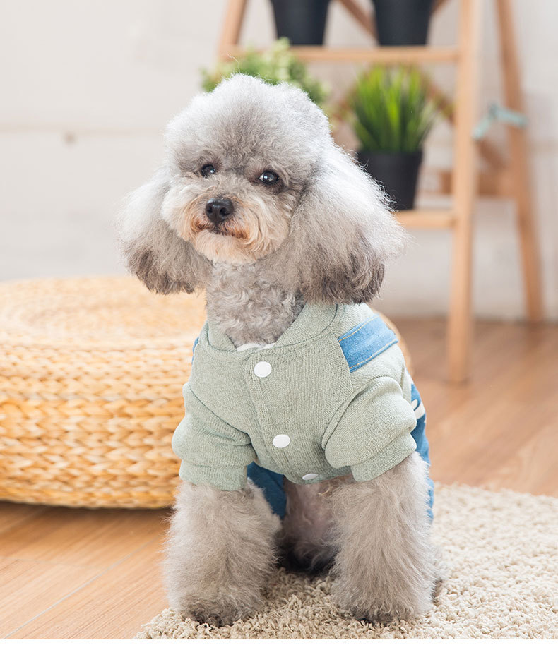 Title 1, Dog clothes denim overalls Stylish and durable ...