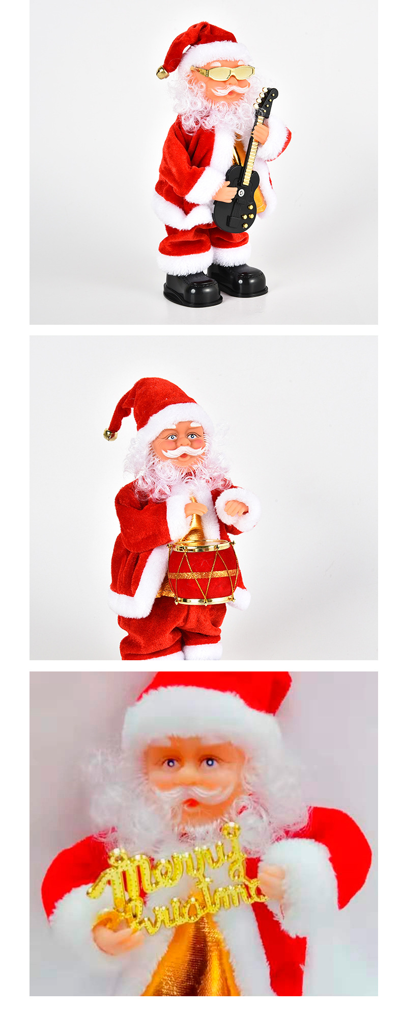 Title 1, Creative Santa Claus plush toy with parachute, ...