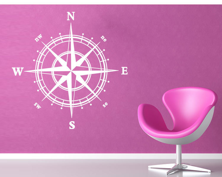 Title 4, Car-Sticker Compass Decal Truck