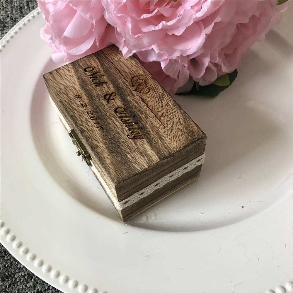 Title 2, Personalized custom wedding engagement ring box...