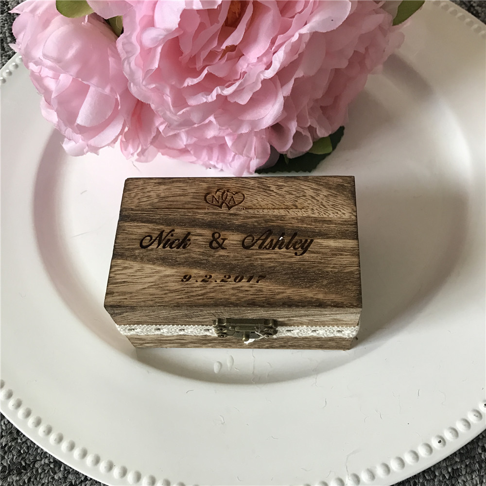 Title 5, Personalized custom wedding engagement ring box...