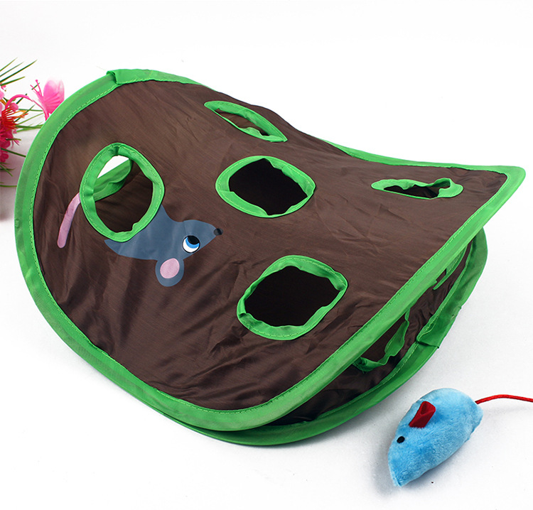 Title 4, Interactive Cat Toy with Nine-Hole Puzzle, Mous...