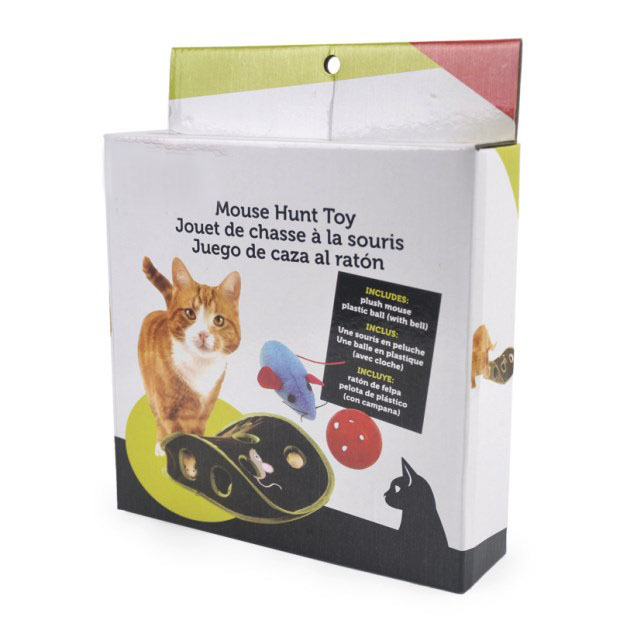 Title 14, Interactive Cat Toy with Nine-Hole Puzzle, Mous...