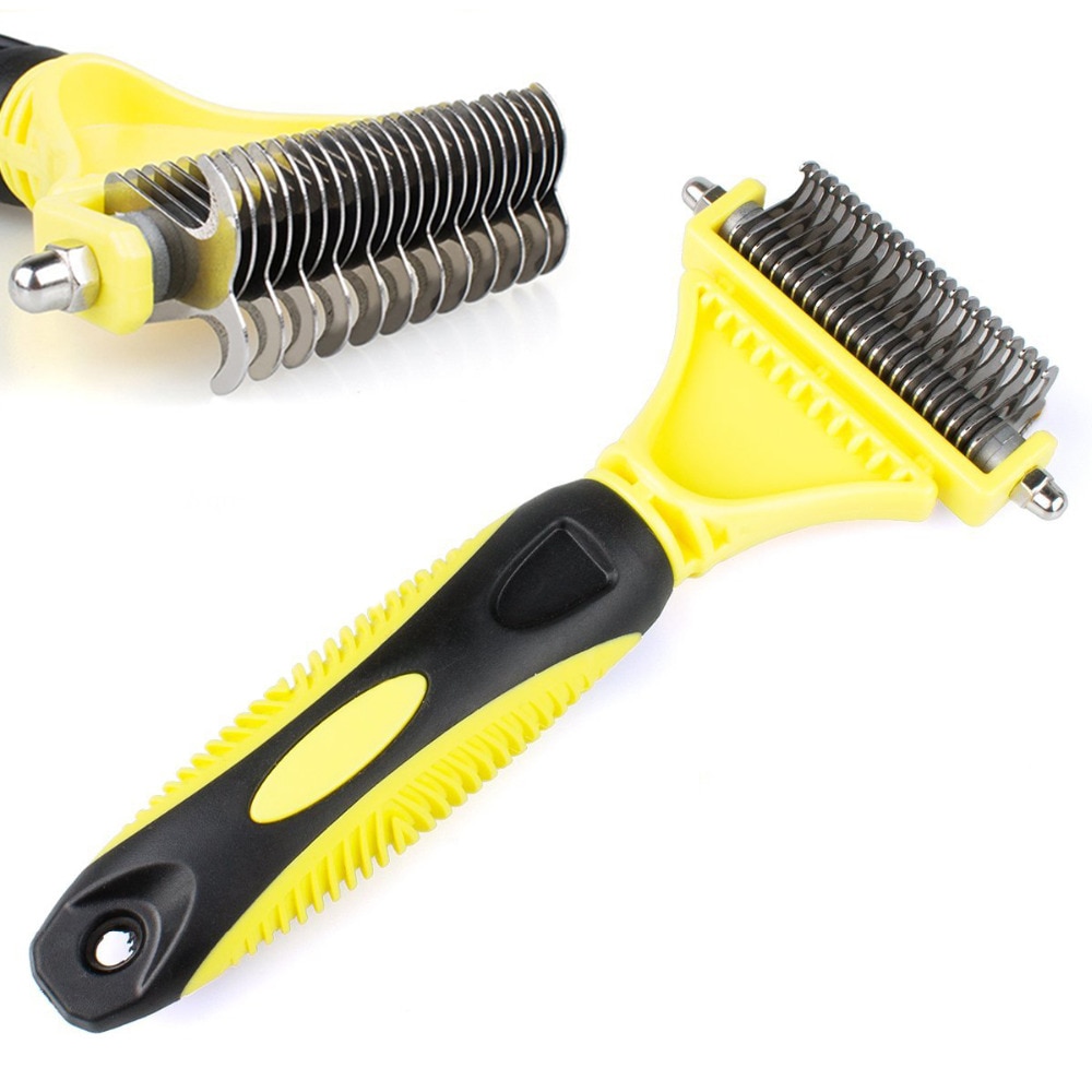 2019-New-Stainless-Double-sided-Pet-Cat-Dog-Comb-Brush-Professional-Large-Dogs-Open-Knot-Rake (3)