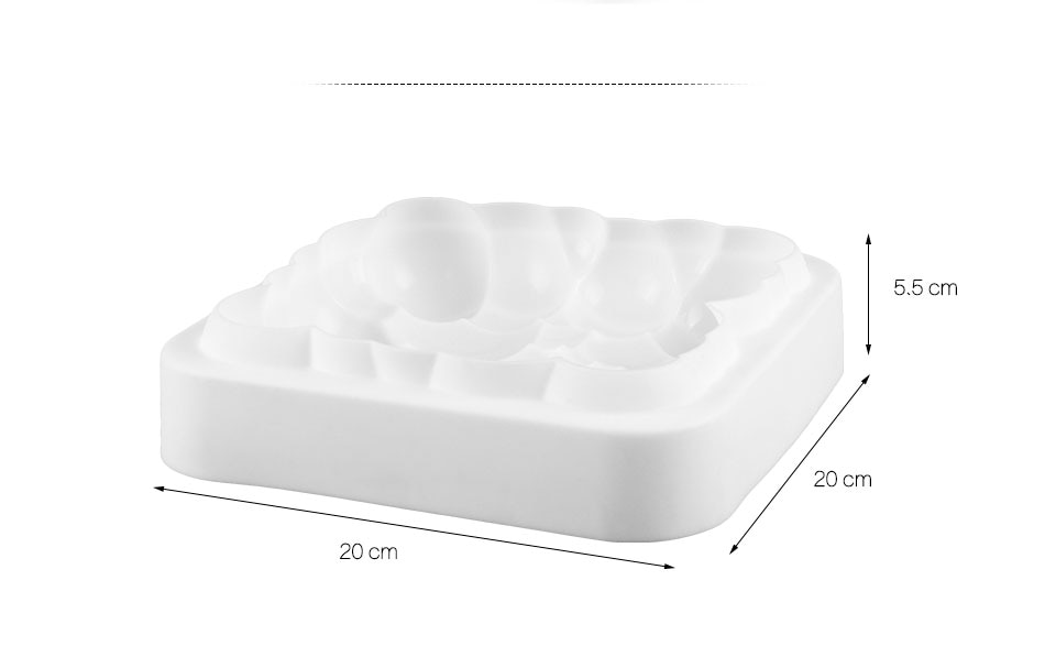 Title 2, Silicone gel baking mould nonstick and flexible...