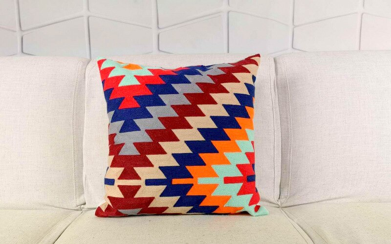 Title 11, Geometric Embroidered Pillowcase Enhance your h...