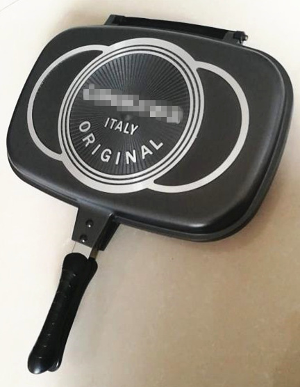 Title 4, Double side frying pan non stick pan