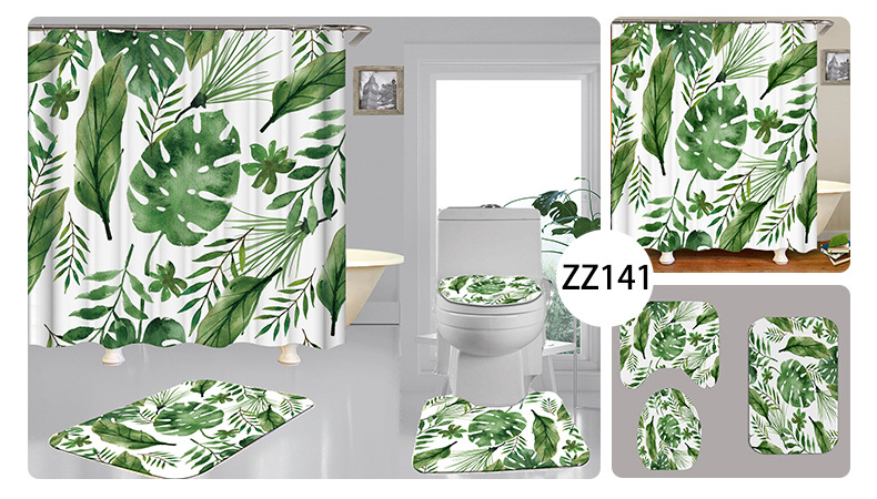 Title 1, Tropical Shower Curtain Transform your bathroom...