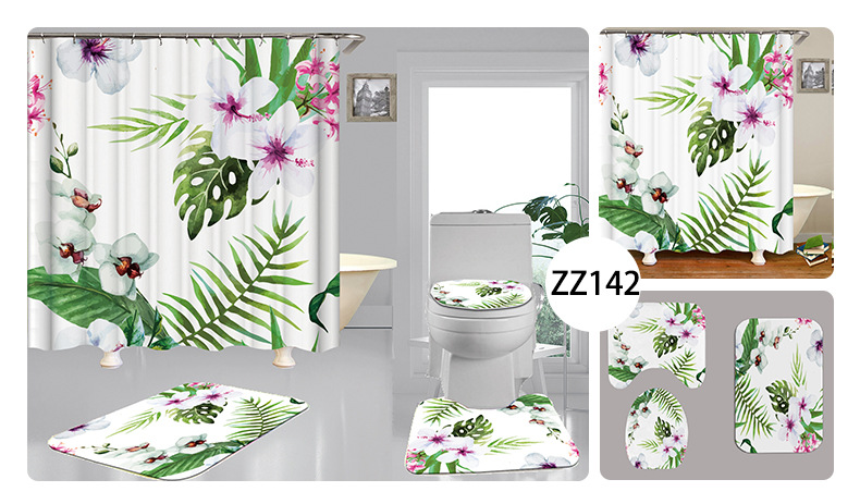 Title 2, Tropical Shower Curtain Transform your bathroom...