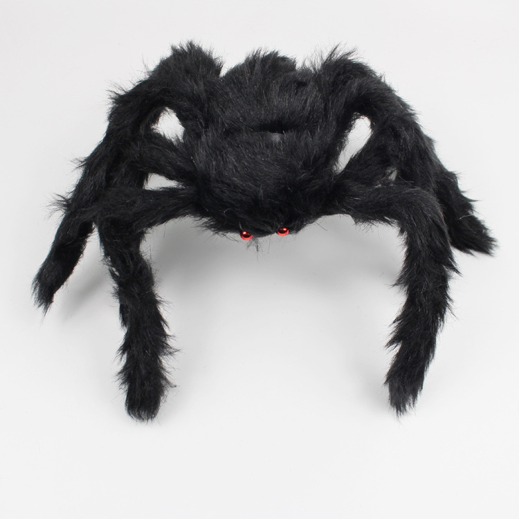 Title 4, Decoración de Halloween Araña de Peluche con Te...