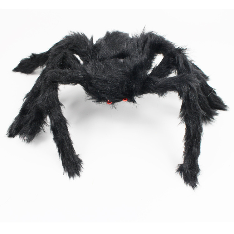 Title 8, Decoración de Halloween Araña de Peluche con Te...