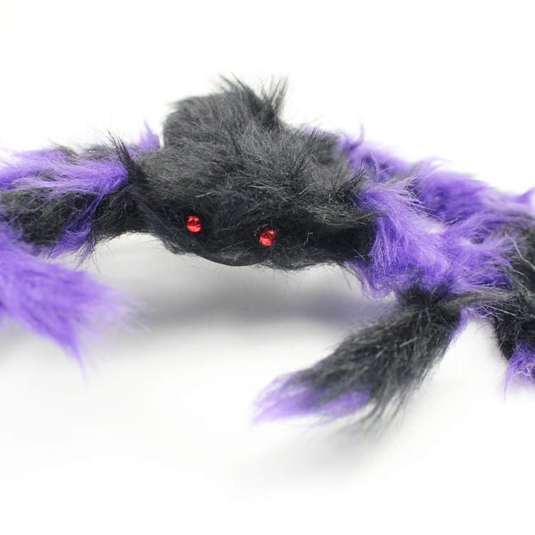 Title 10, Decoración de Halloween Araña de Peluche con Te...