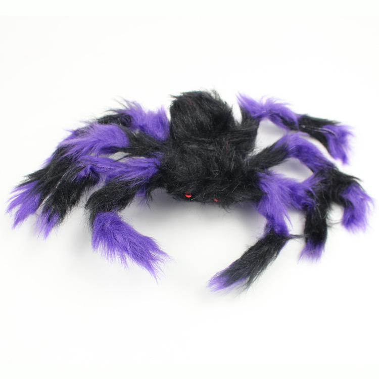 Title 11, Decoración de Halloween Araña de Peluche con Te...