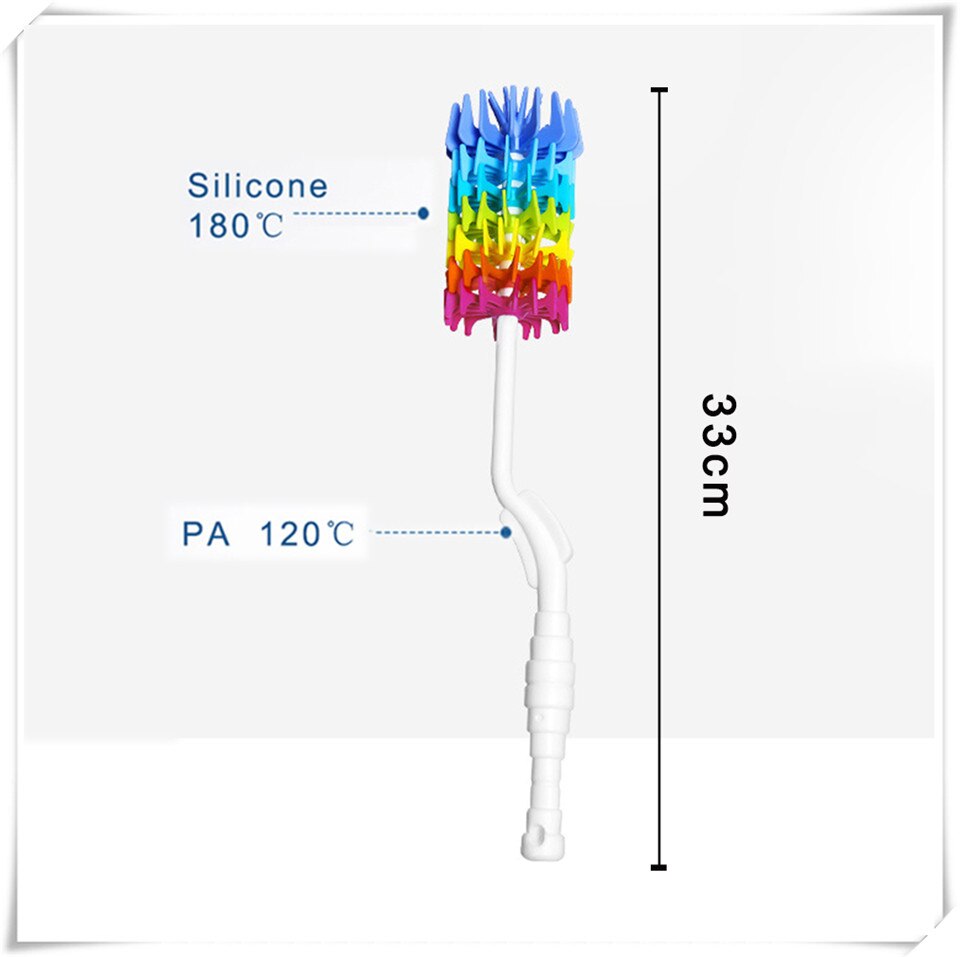 Title 5, Silicone baby bottle cleaning brush