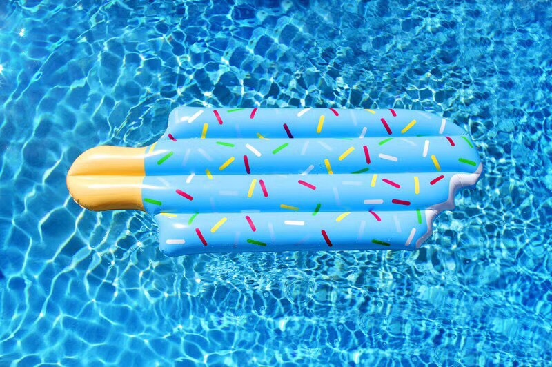 Title 6, Ice cream inflatable swimming ring Enjoy summer...