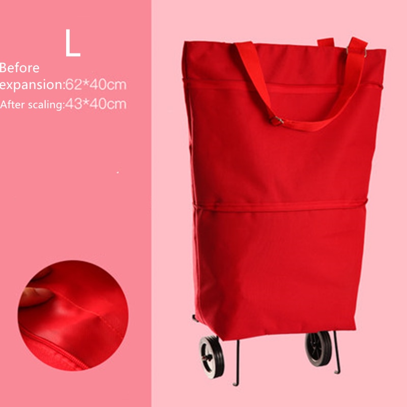 Title 11, Hand bag shopping cart, folding towing bag retr...