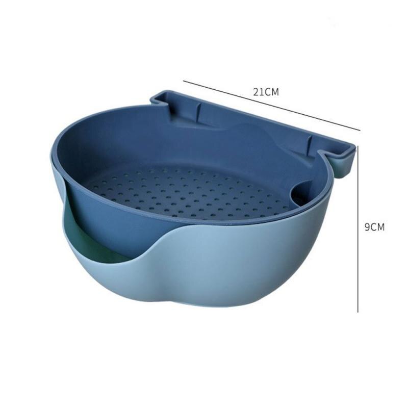 Title 8, Kitchen Organizer Drain Basket Double Layer Pla...