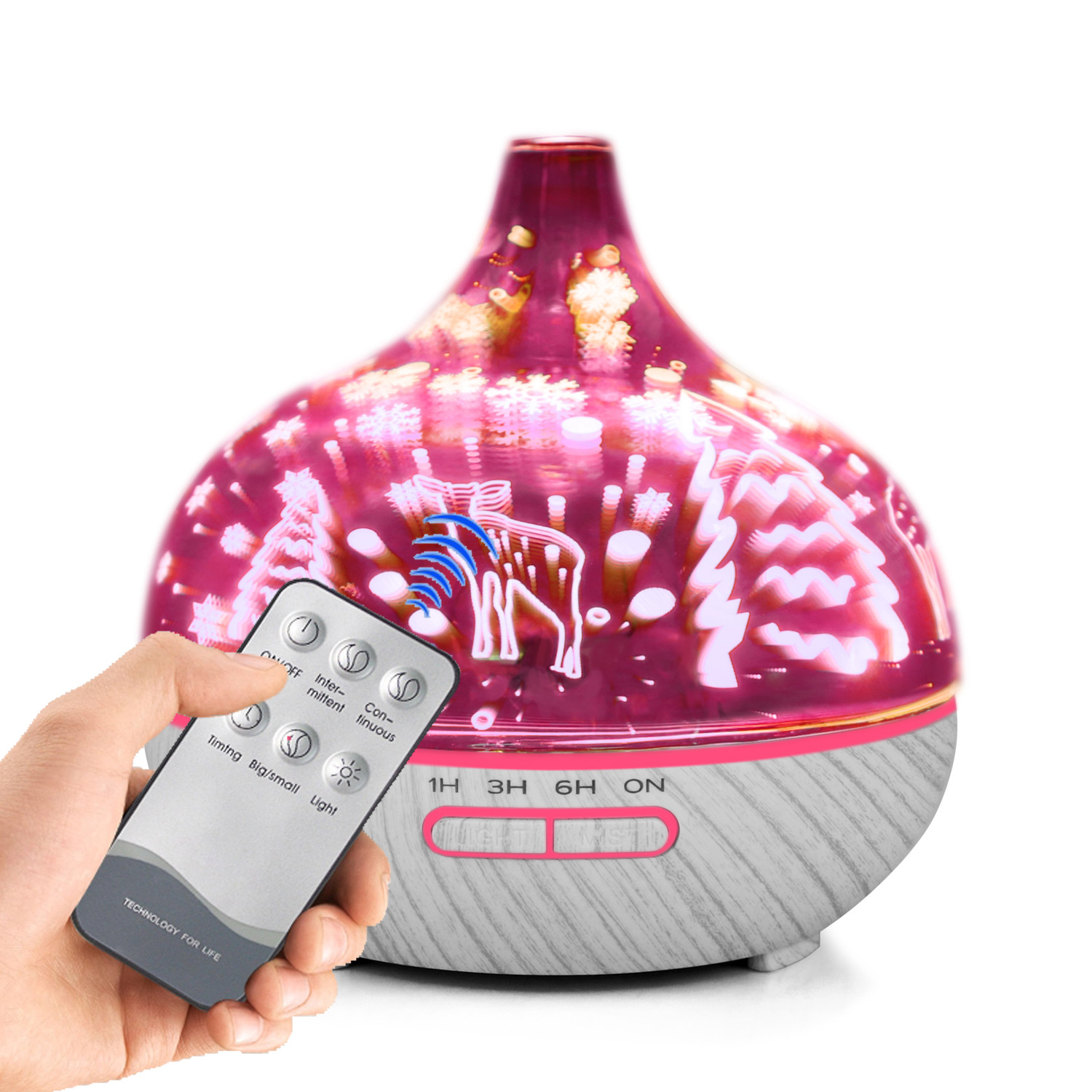 Title 5, Creative aromatherapy machine glass humidifier