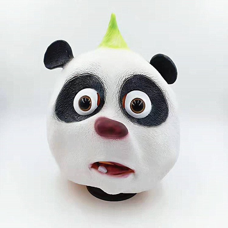 Title 1, Funny and Spooky Clown Panda Mask for costumes ...