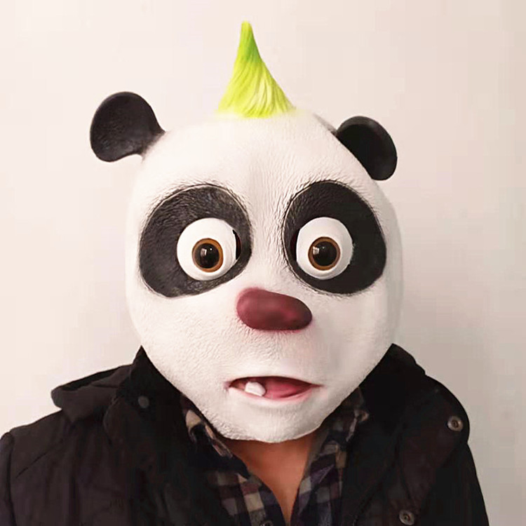 Title 4, Funny and Spooky Clown Panda Mask for costumes ...