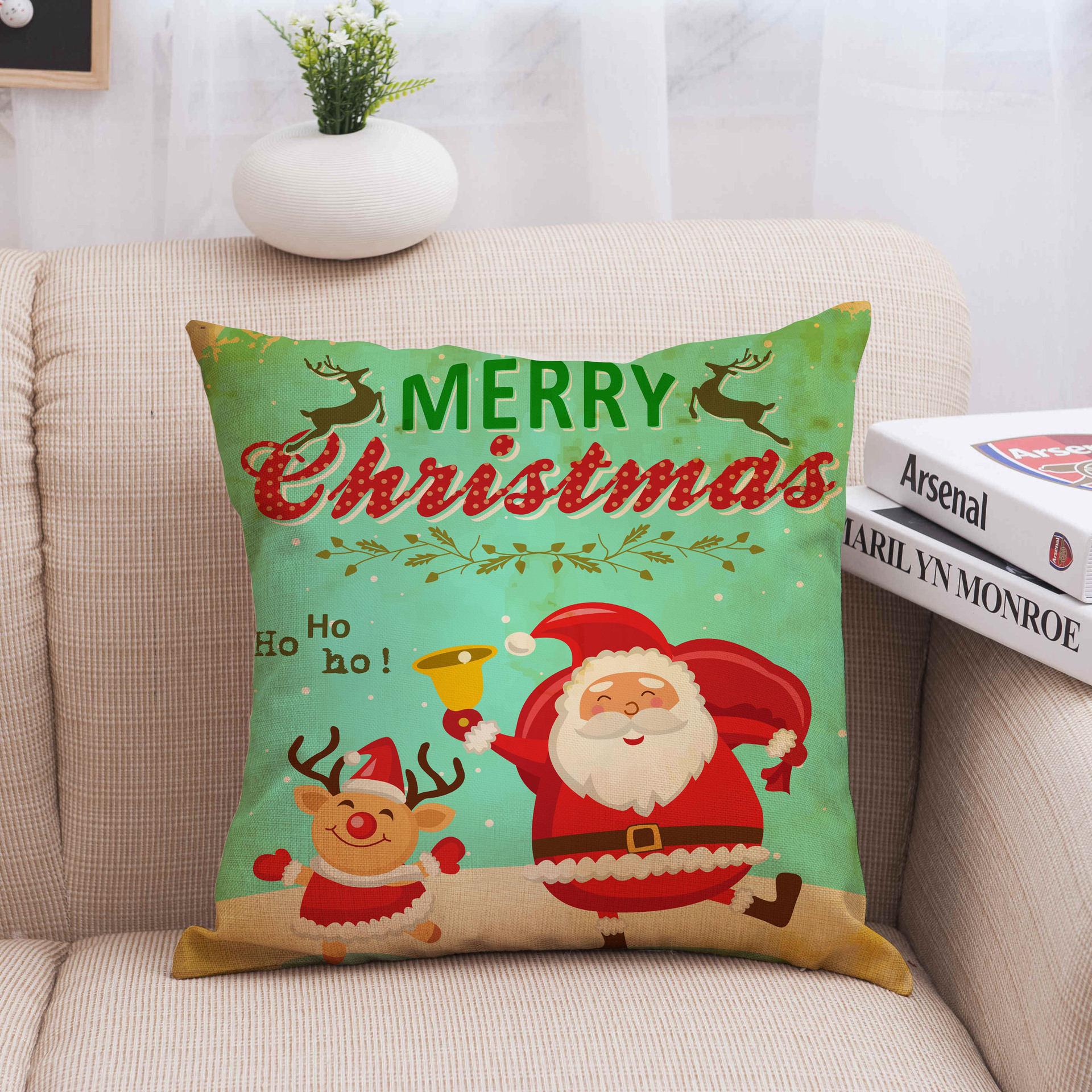 Title 21, Christmas linen pillowcase