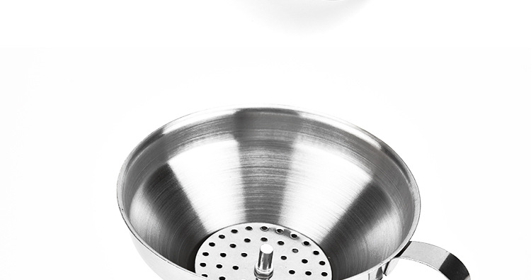 Title 6, Stainless steel funnel Removable filter large, ...