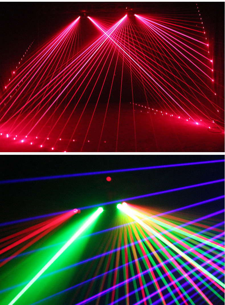 Title 3, Six-eye scanning laser beam light