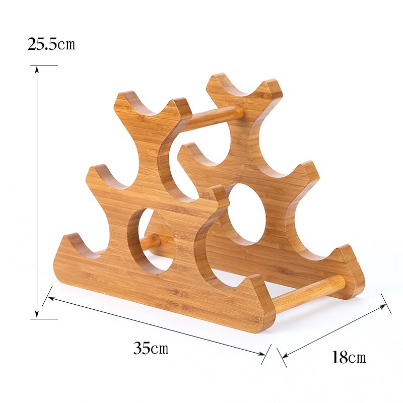 Title 1, High-quality bamboo wine rack