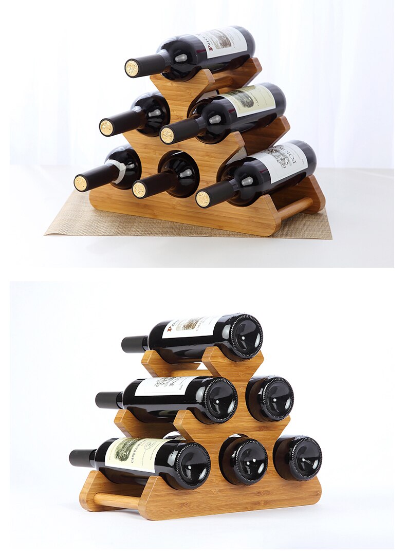 Title 5, High-quality bamboo wine rack