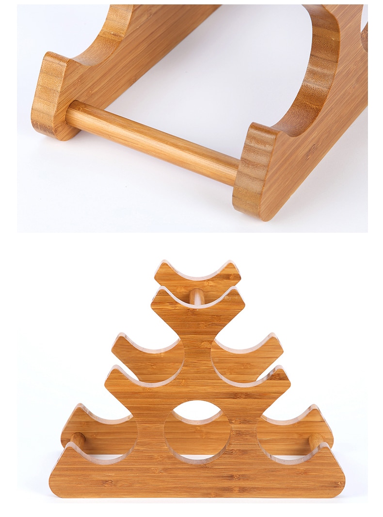 Title 8, High-quality bamboo wine rack