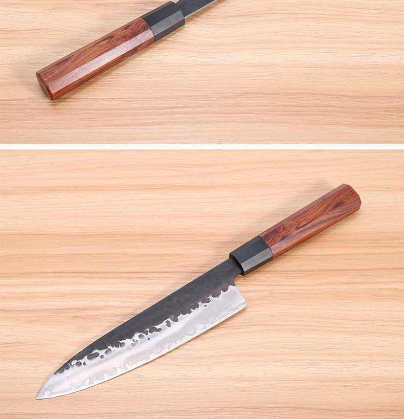 Title 5, 8 Inch Chefs Knife for effortless chopping, sl...