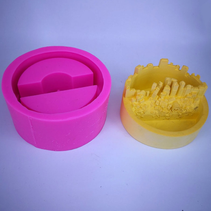 Title 1, Concrete flower pot silicone mold