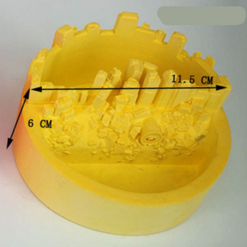 Title 3, Moule en silicone pour pot de fleurs en béton F...