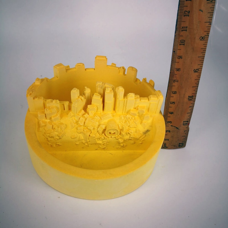 Title 4, Concrete flower pot silicone mold