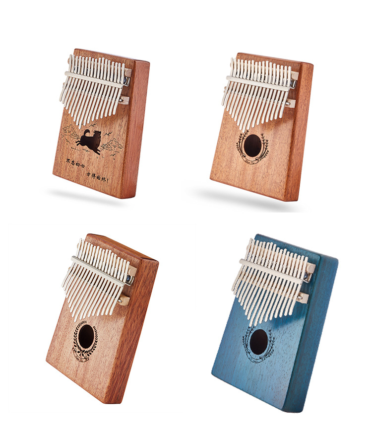 Title 3, 17-Key Kalimba Thumb Piano Finger Piano Easy to...