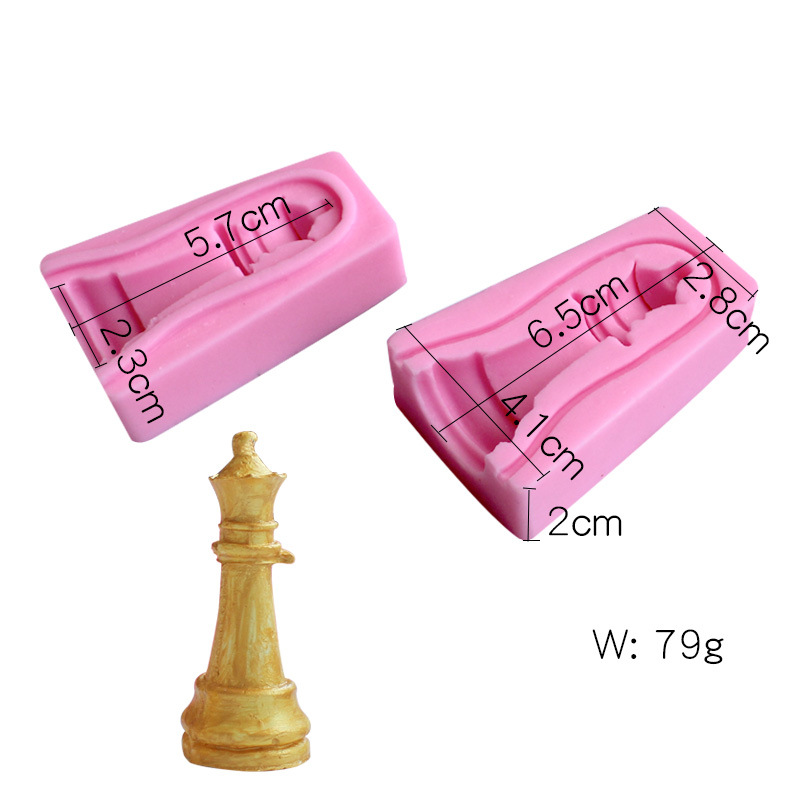 Title 6, Cake Silicone Chess Shaped 3D Baking Appliance