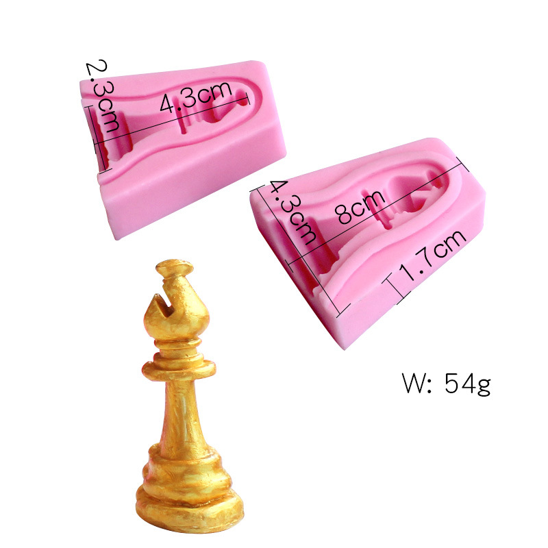 Title 7, Cake Silicone Chess Shaped 3D Baking Appliance